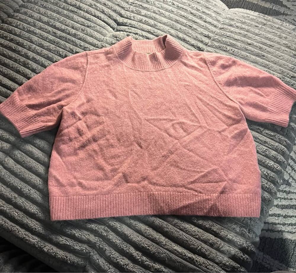 Free People 100% Cashmere Mock Neck Sweater S/P